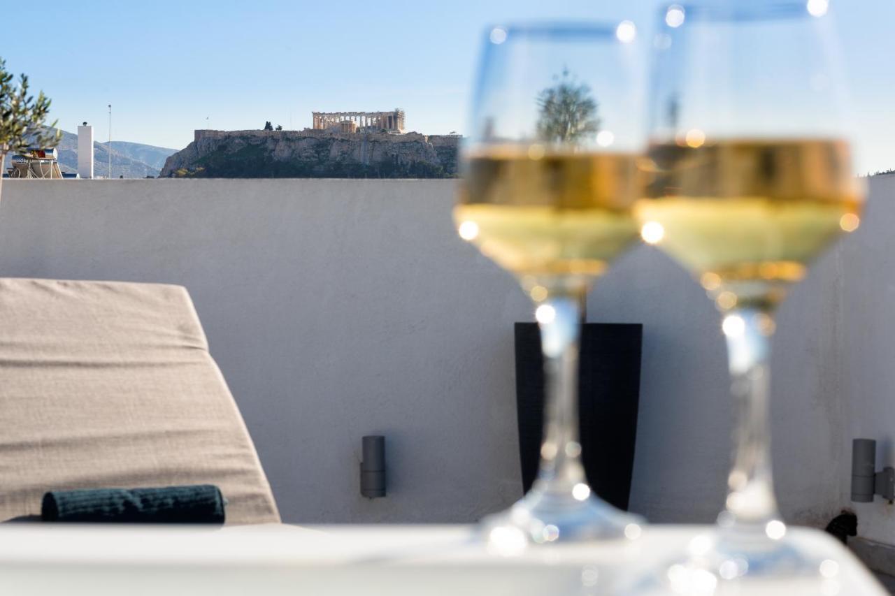 Private Jacuzzi & Acropolis View - The Loft Афины Экстерьер фото